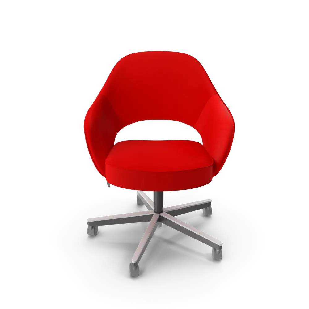 Sculpted desk chair — illustrative photo
