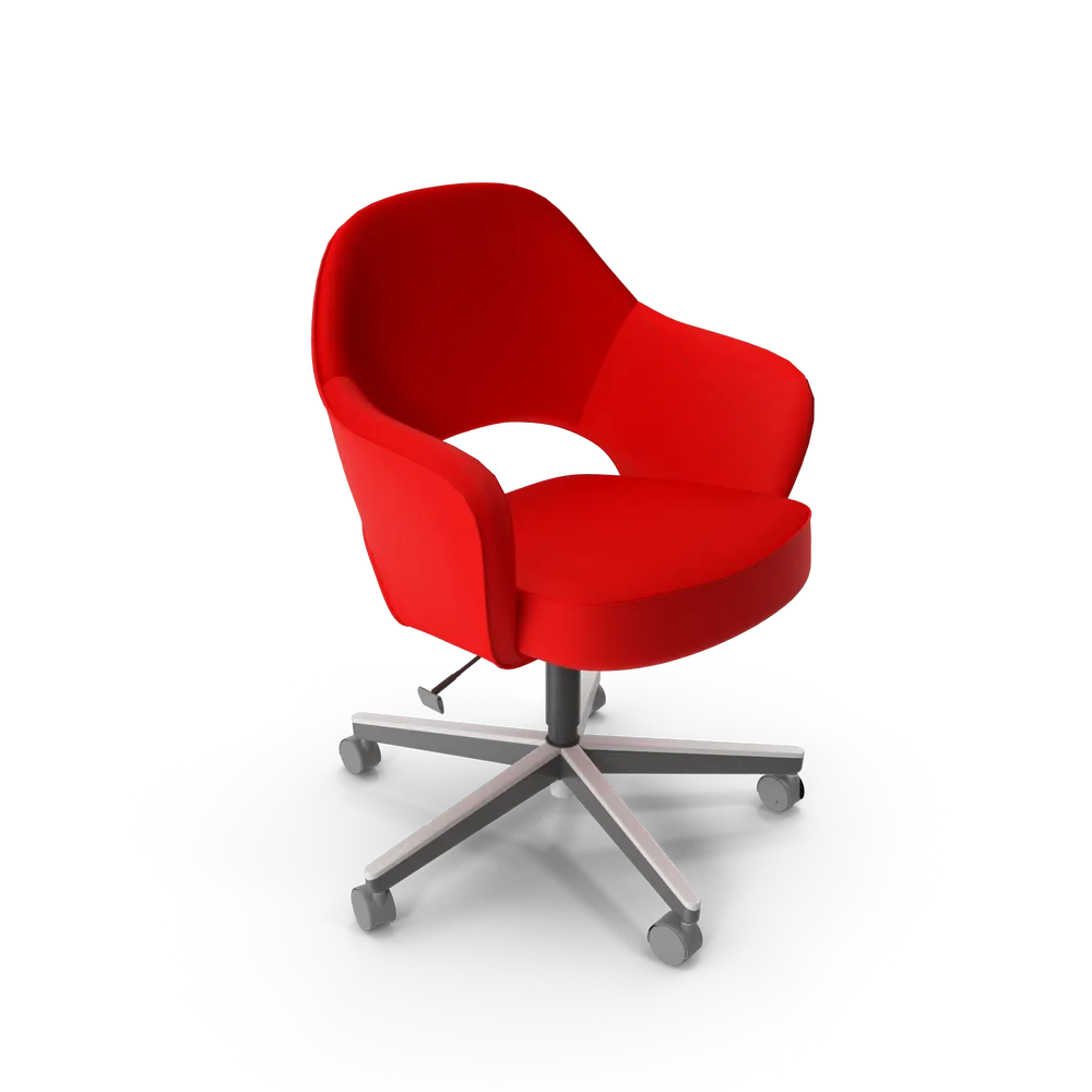 Sculpted desk chair — illustrative photo