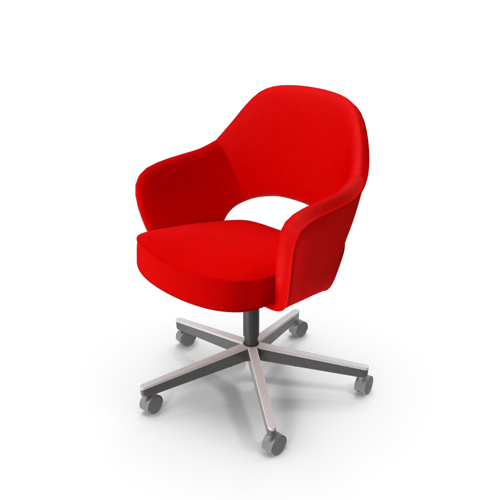 Sculpted desk chair — illustrative photo