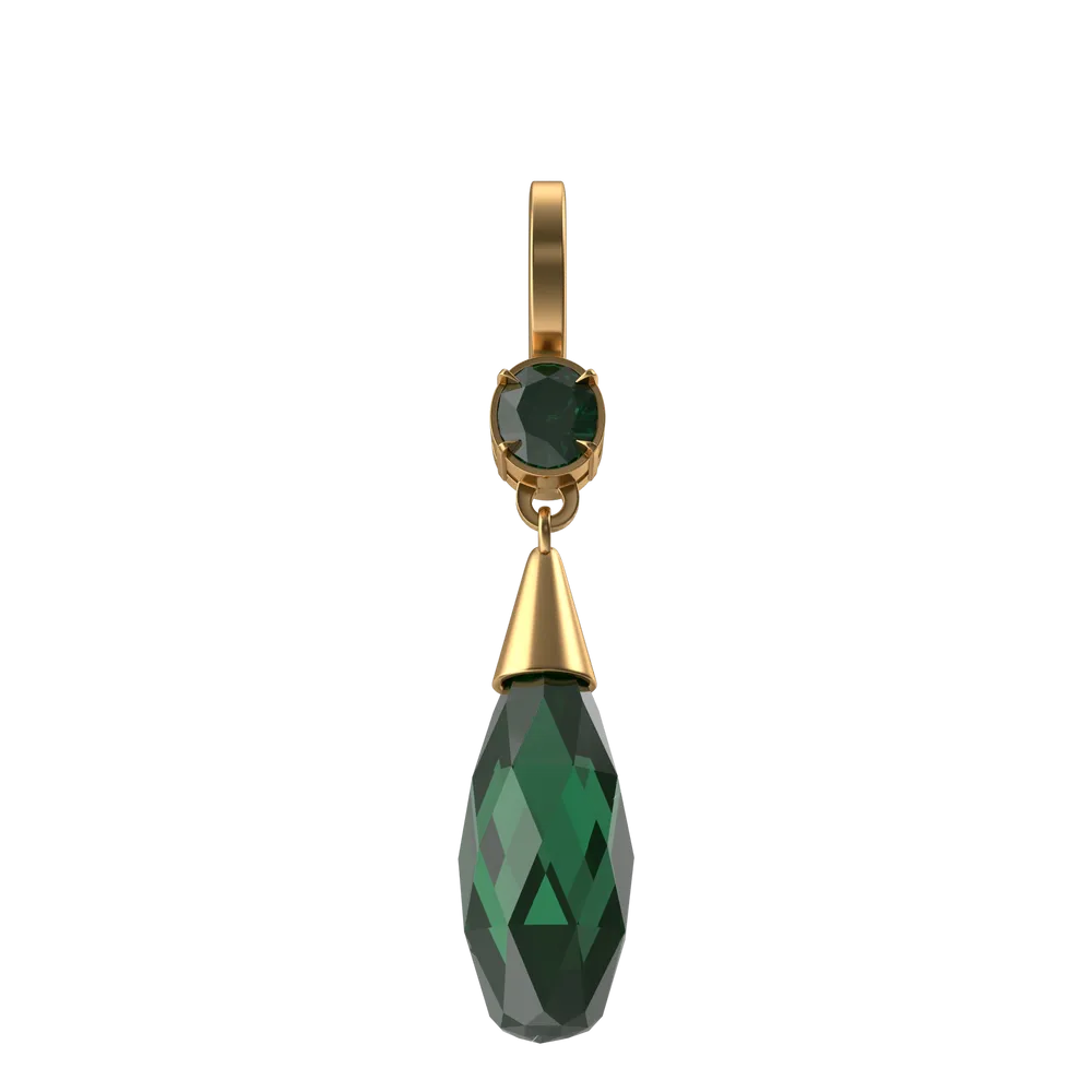 Crystal drop earrings — illustrative photo