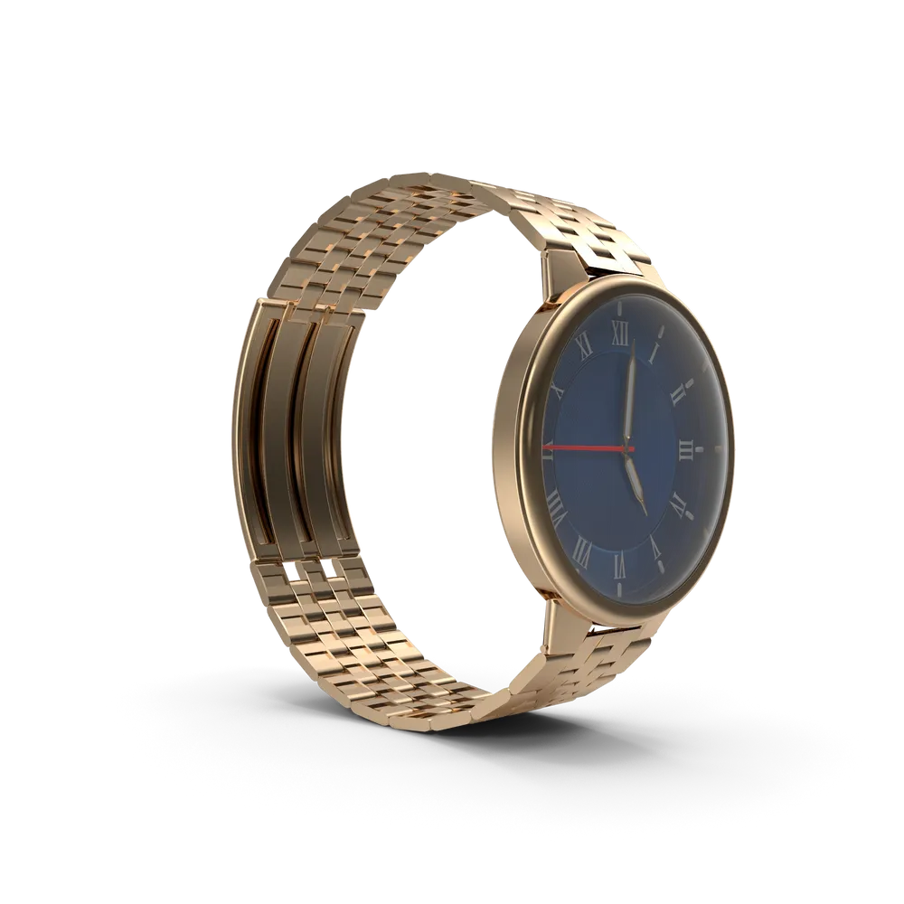 Gold-tone wristwatch — illustrative photo