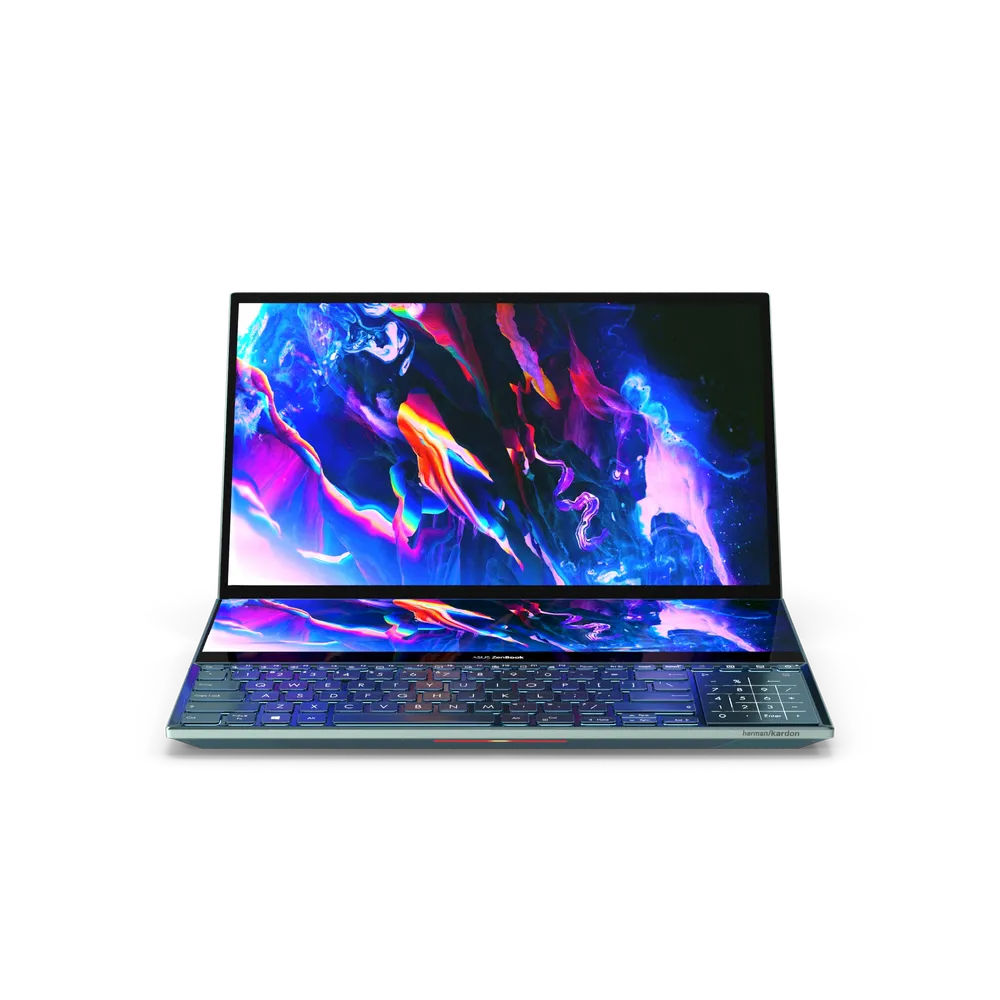 Asus Zenbook Pro Dual Screen Laptop — illustrative photo