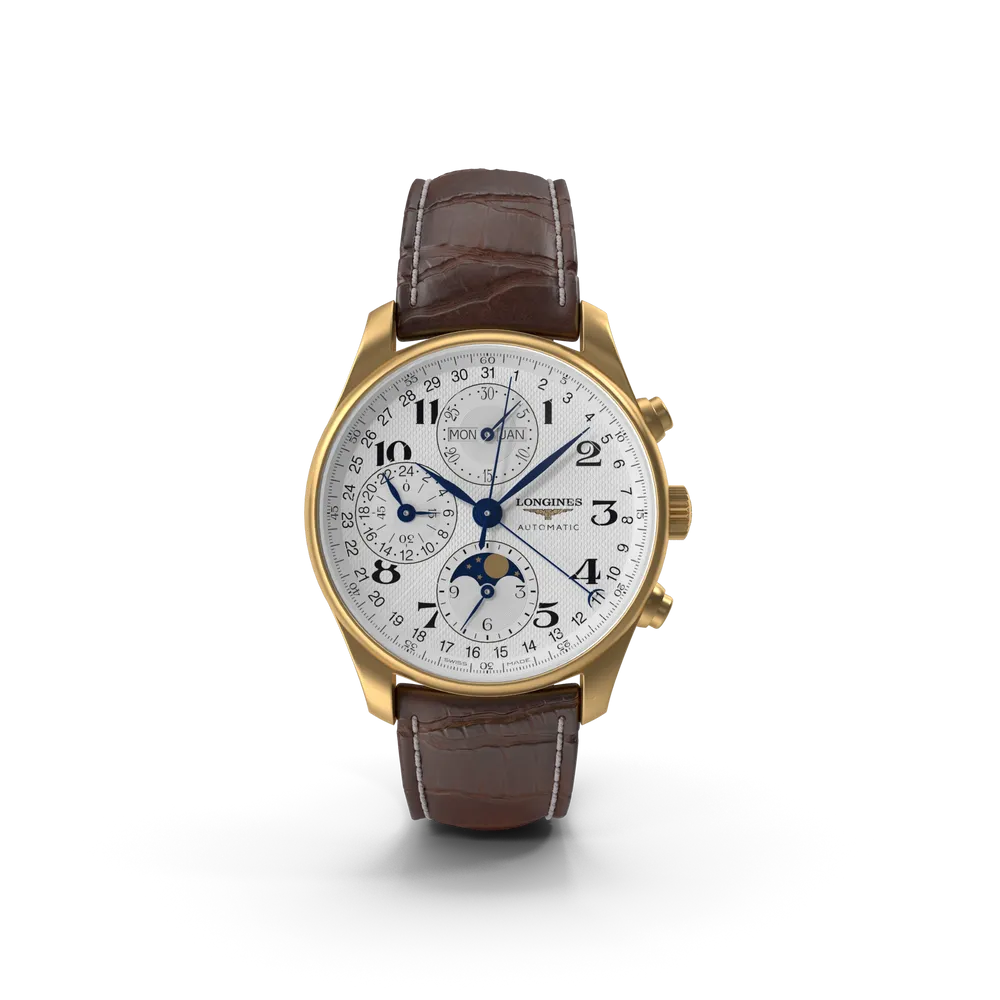 Leather strap watch — illustrative photo