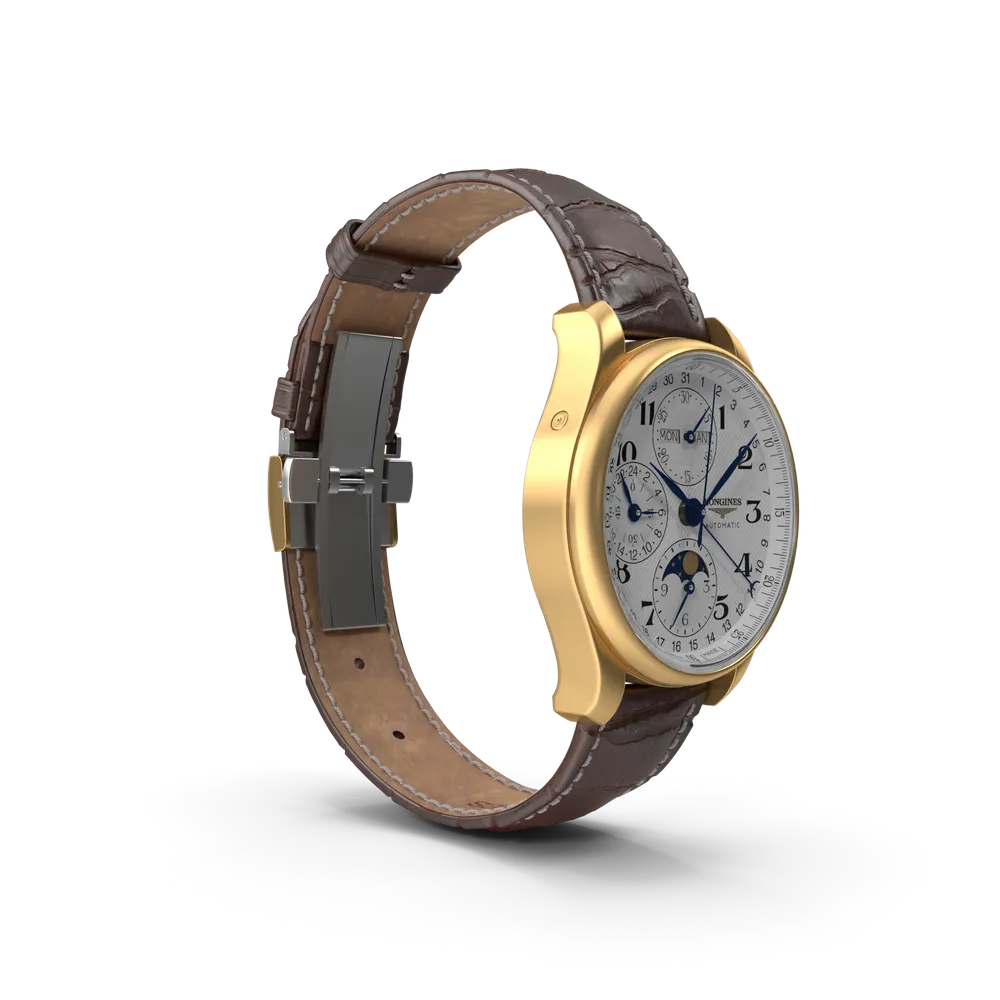Leather strap watch — illustrative photo